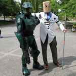 Master Chief and Faust at Anime Evolution 2008